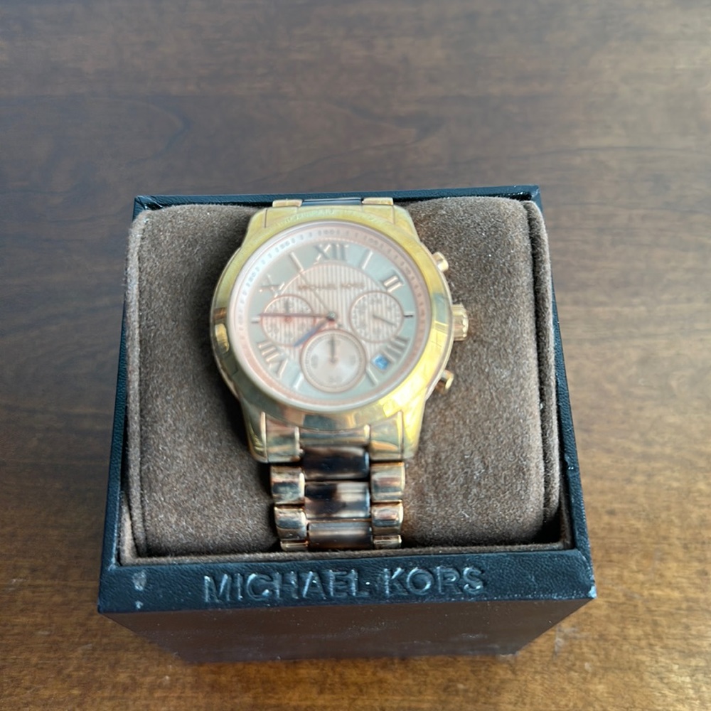 Michael Kors Rose Gold Watch with Pink Dial